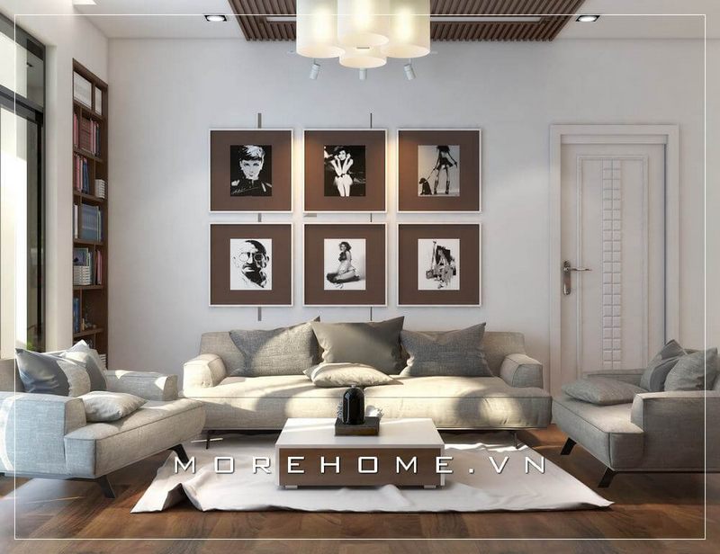 Thiết kế phòng khách chung cư hiện đại đẹp